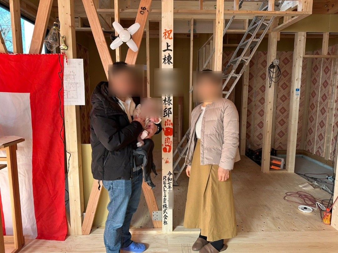 E様邸の上棟式でした！