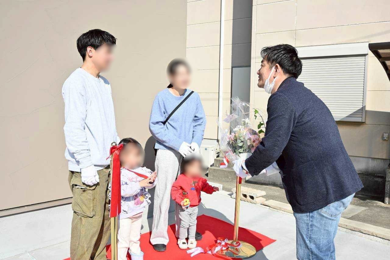 晴れの日、新しい暮らしの始まり。