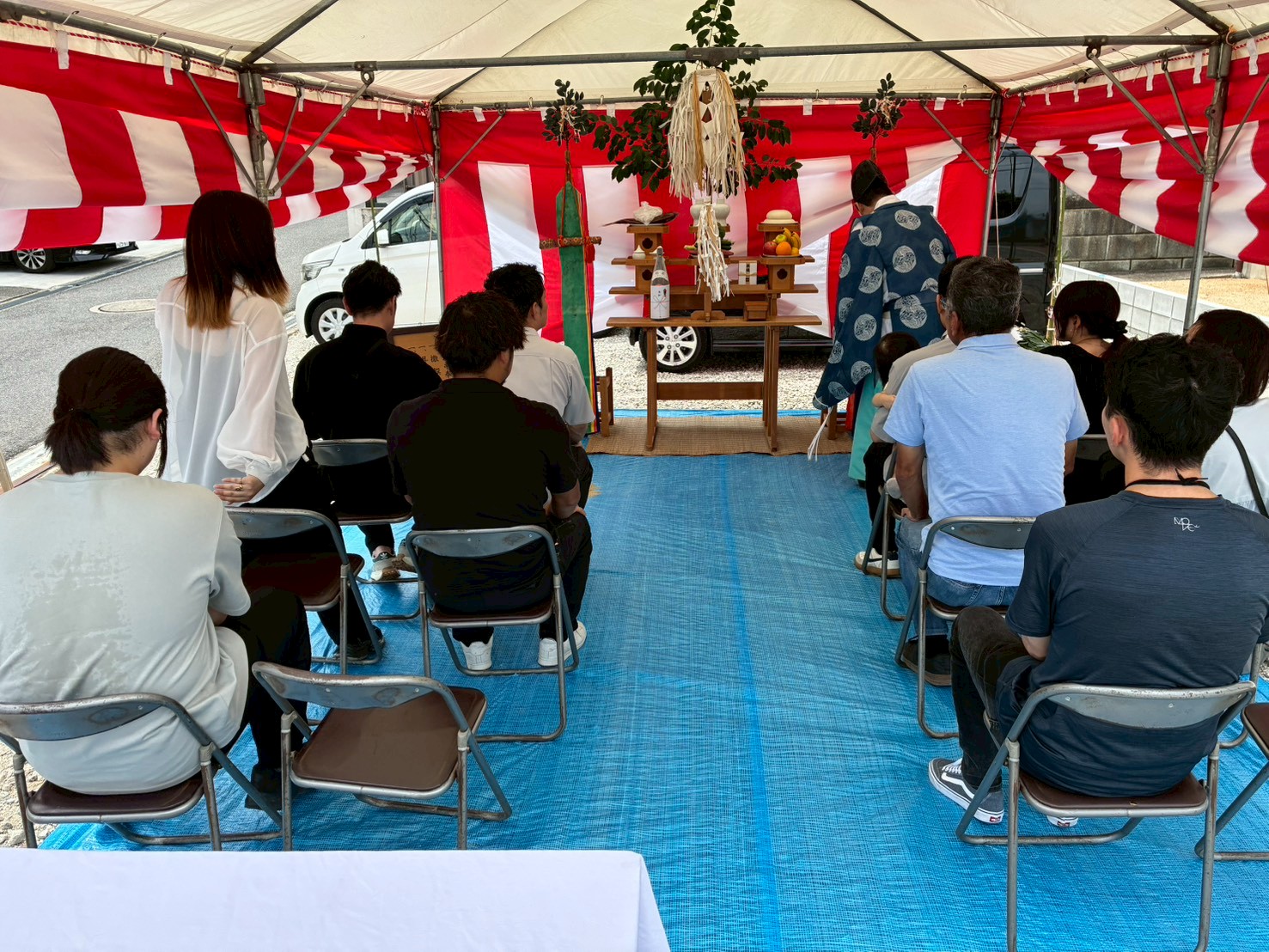 地鎮祭を執り行いました。確かな住まいづくりのはじまりに寄せて。