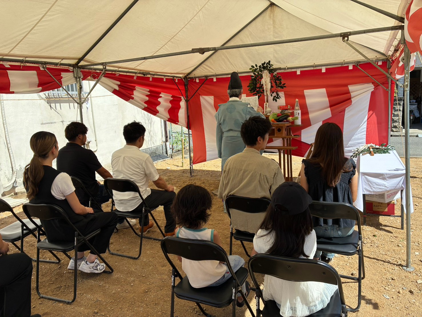 Ｋ様邸の地鎮祭を執り行いました